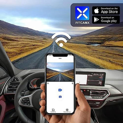 Fitcamx 4K Dash Cam Suitable for BMW X3 X3 M 2018-2024 M40i – Packaging