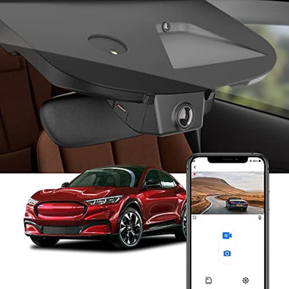 Fitcamx 4K Dash Cam Suitable for Ford Mustang Mach-E – Front View