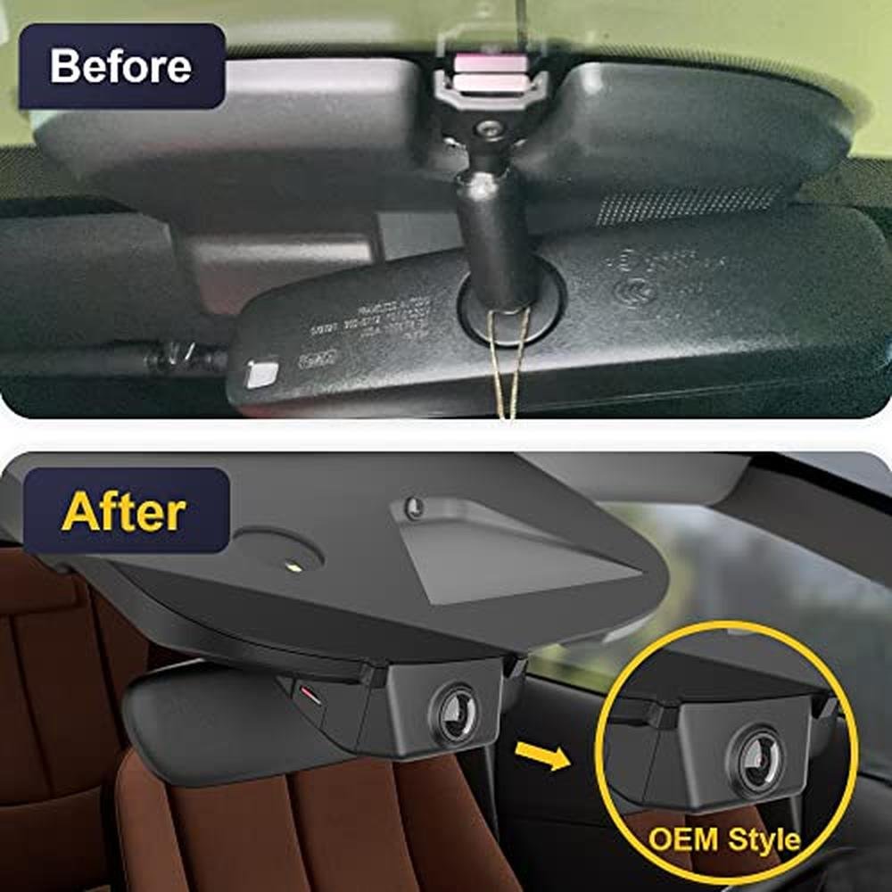 Fitcamx 4K Dash Cam Suitable for Ford Mustang Mach-E – Close-up Detail