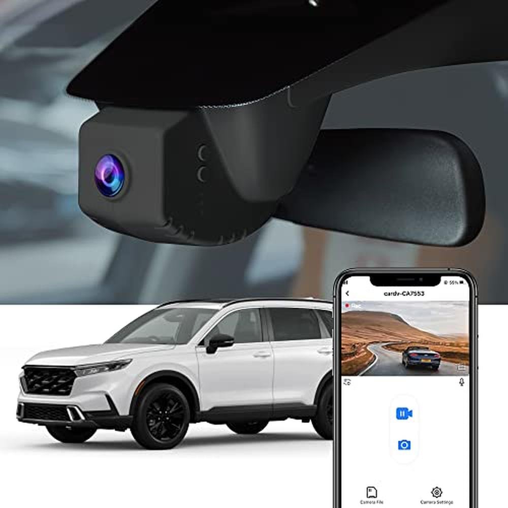 Fitcamx 4K Dash Cam Suitable for Honda CR-V 2023-2026 – Front View