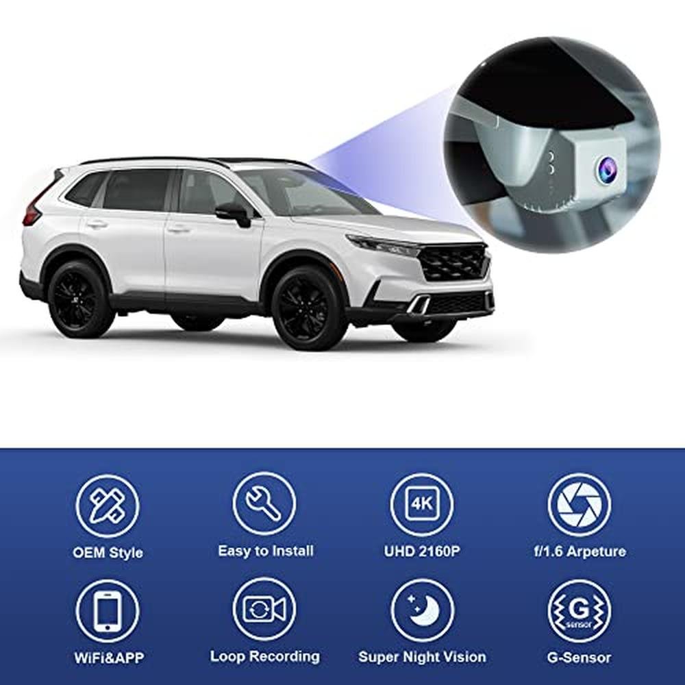 Fitcamx 4K Dash Cam Suitable for Honda CR-V 2023-2026 – In Use