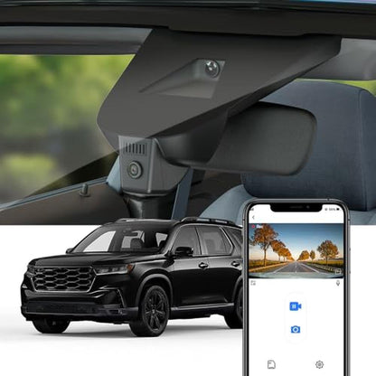 Fitcamx 4K Dash Cam Suitable for Honda Pilot 2023 2024 2025 – Front View