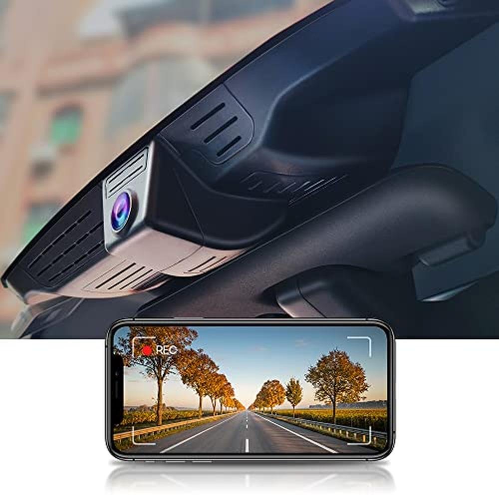 Fitcamx 4K Dash Cam Suitable for Land Rover Defender – Front View