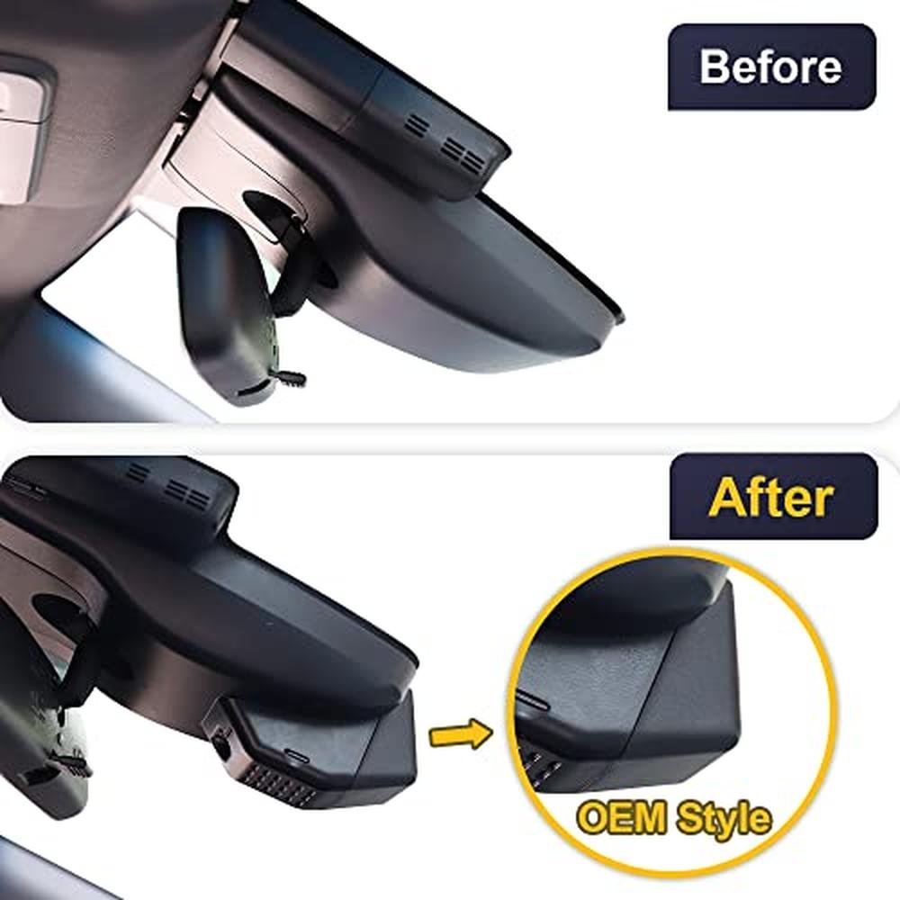 Fitcamx 4K Dash Cam Suitable for Lexus ES 2019-2025 ES350 – Side View