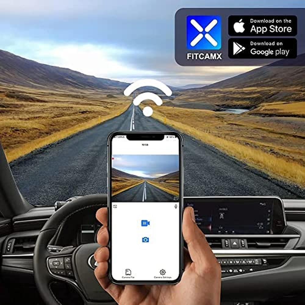 Fitcamx 4K Dash Cam Suitable for Lexus ES 2019-2025 ES350 – In Use