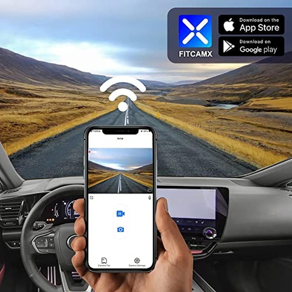 Fitcamx 4K Dash Cam Suitable for Lexus NX 2022-2026 & NX – In Use