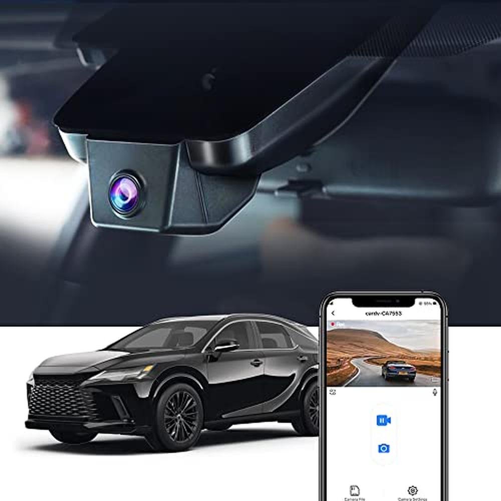 Fitcamx 4K Dash Cam Suitable for Lexus RX 2023-2026 & RX – Front View