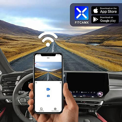 Fitcamx 4K Dash Cam Suitable for Lexus RX 2023-2026 & RX – In Use