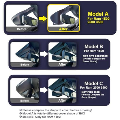 Fitcamx 4K Dash Cam Suitable for RAM 1500 TRX Classic – Side View