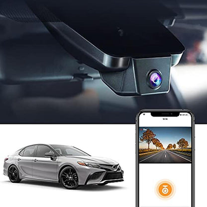 Fitcamx 4K Dash Cam Suitable for Toyota Camry 2021 2022 – Front View
