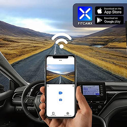 Fitcamx 4K Dash Cam Suitable for Toyota Camry 2021 2022 – In Use