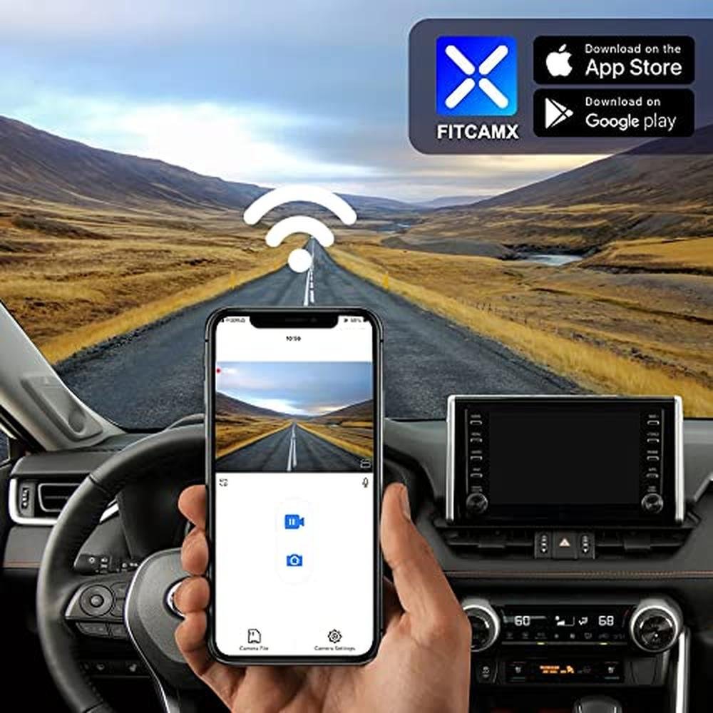 Fitcamx 4K Dash Cam Suitable for Toyota RAV4 2022-2025 – Packaging