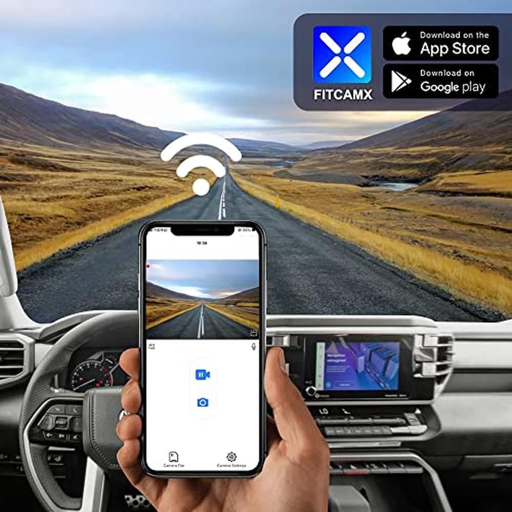 Fitcamx 4K Dash Cam Suitable for Toyota Tundra 2022-2026 – Packaging