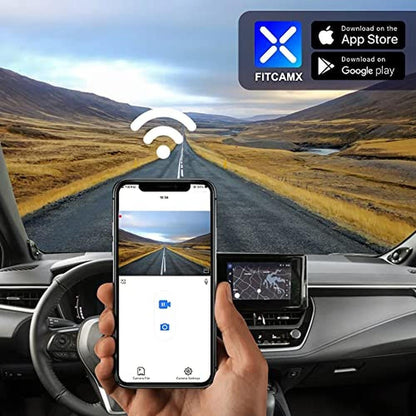 Fitcamx 4K Dash Cam Suitable for Toyota Corolla 2023-2026 – In Use