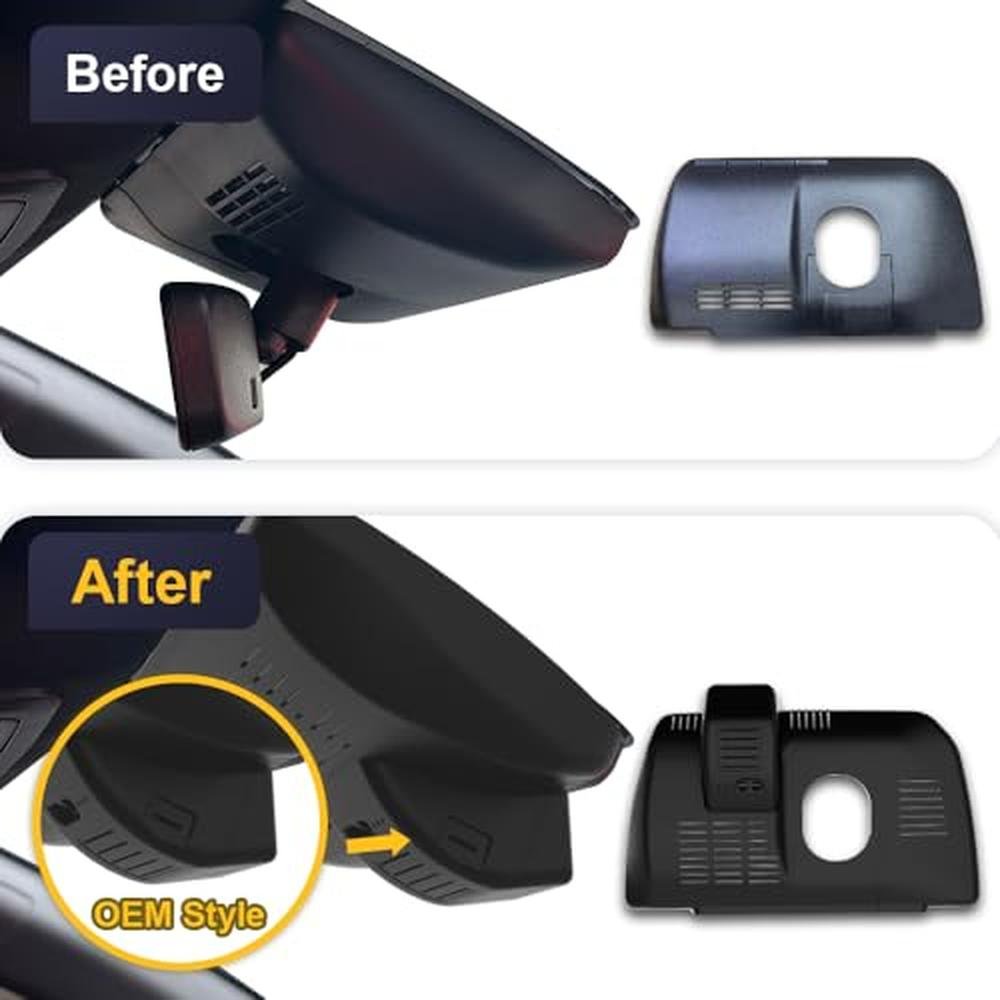 Fitcamx 4K Dash Cam Suitable for Toyota Tacoma & Hybrid – Side View