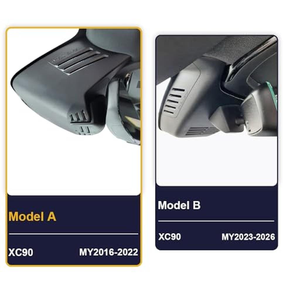 Fitcamx 4K Dash Cam Suitable for Volvo XC90 2016-2022 T5 T6 – Side View