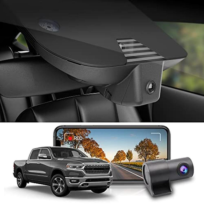 Fitcamx Front 4K+Rear 1080P Dash Cam – Front View