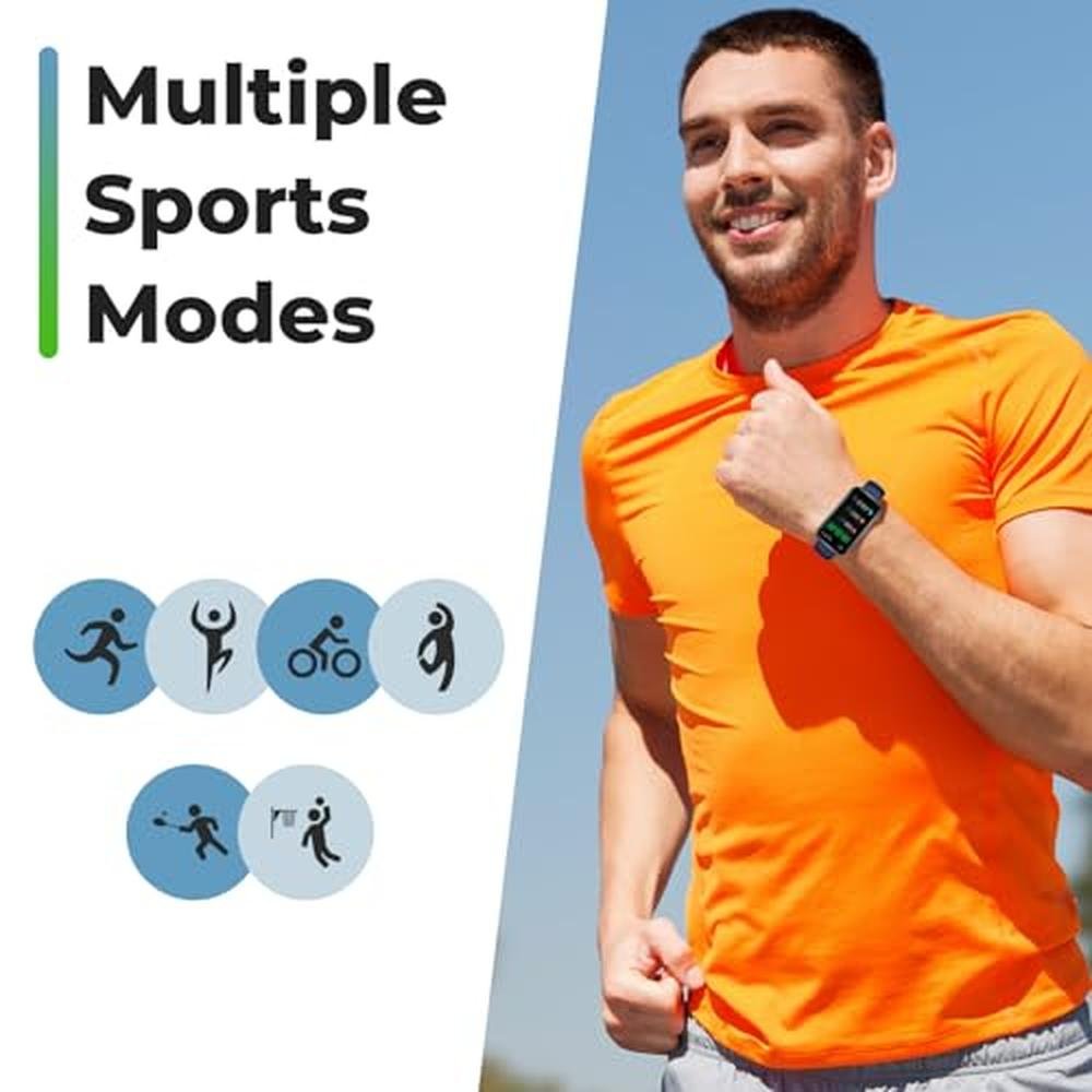 Tracker Fitness: Fitness Tracker Smart Watch 1.47 Full Touch – Close-up Detail