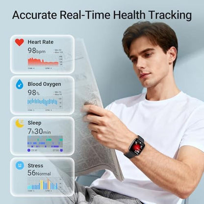 Fitpolo Watch: Fitpolo Smart Watch 1.85 AMOLED Fitness – In Use