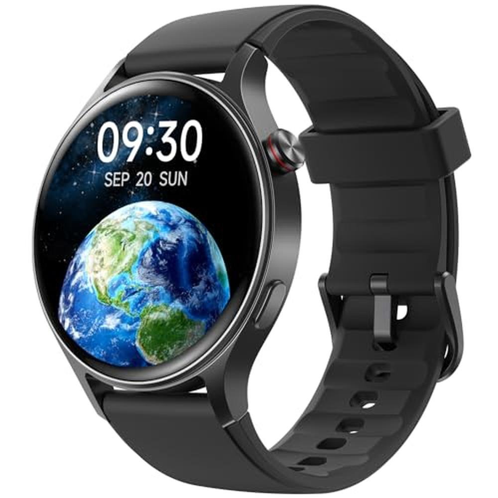 Fitpolo Smart Watch: 1.3 AMOLED Touchscreen – Front View