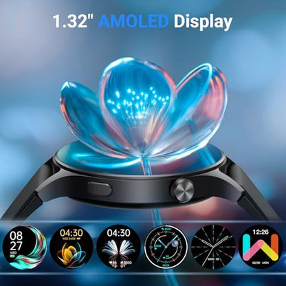 Fitpolo Smart Watch: 1.3 AMOLED Touchscreen – Side View