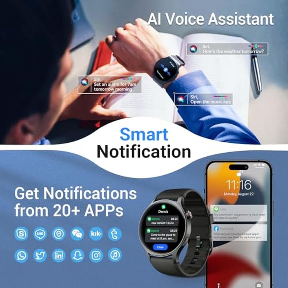 Fitpolo Smart Watch: 1.3 AMOLED Touchscreen – Packaging