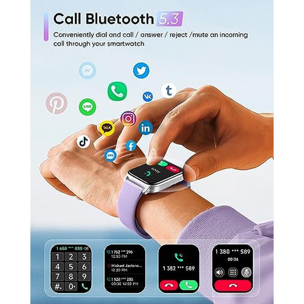 Fitpolo Smart Watches for Men Women – Side View