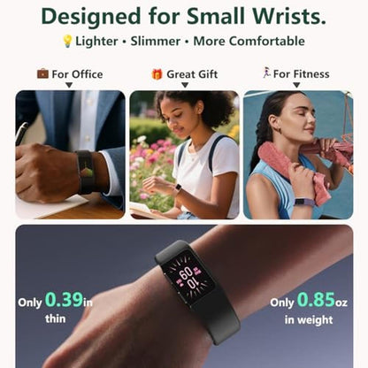 Fitness Watch: FITVII Slim Fitness Tracker – In Use
