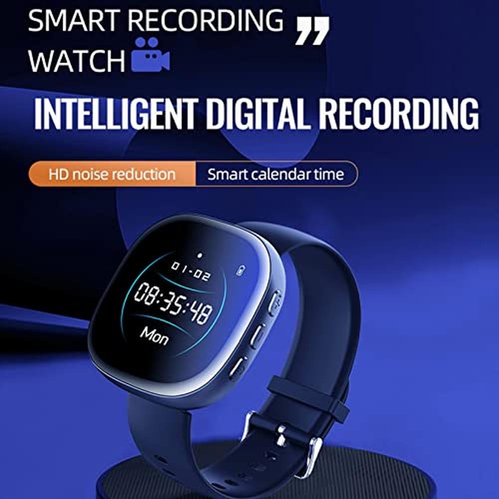 Watch Recorder: Flexman Smart Watch Digital HD 1080p Video – Side View