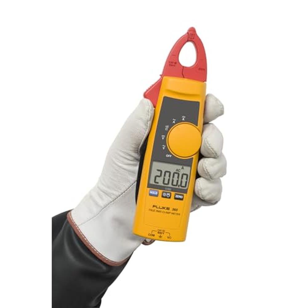 Fluke 365: Fluke 365 Clamp Meter True RMS AC DC – Side View