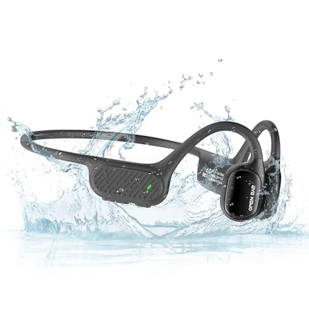 Flymory Swimming Earbuds: Flymory Bone Conduction Wireless – Front View
