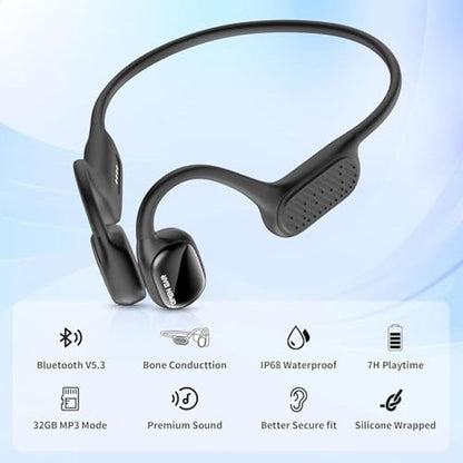 Flymory Swimming Earbuds: Flymory Bone Conduction Wireless – In Use