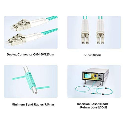 Flyprofiber OM4 Fiber Patch Cable – Side View