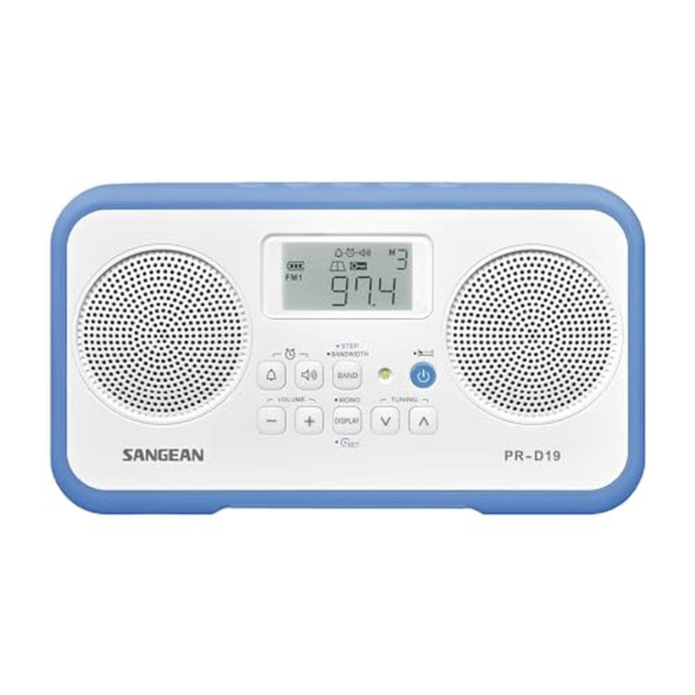 FM Stereo/AM Digital Tuning Portable Radio with Protective – Front View