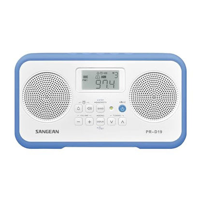 FM Stereo/AM Digital Tuning Portable Radio with Protective – Front View