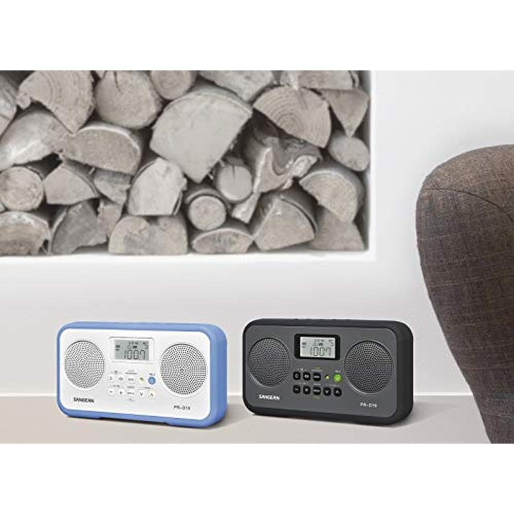 FM Stereo/AM Digital Tuning Portable Radio with Protective – In Use