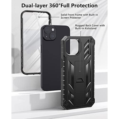 FNTCASE iPhone 14 Plus Case: Military-Grade Drop Proof – Side View