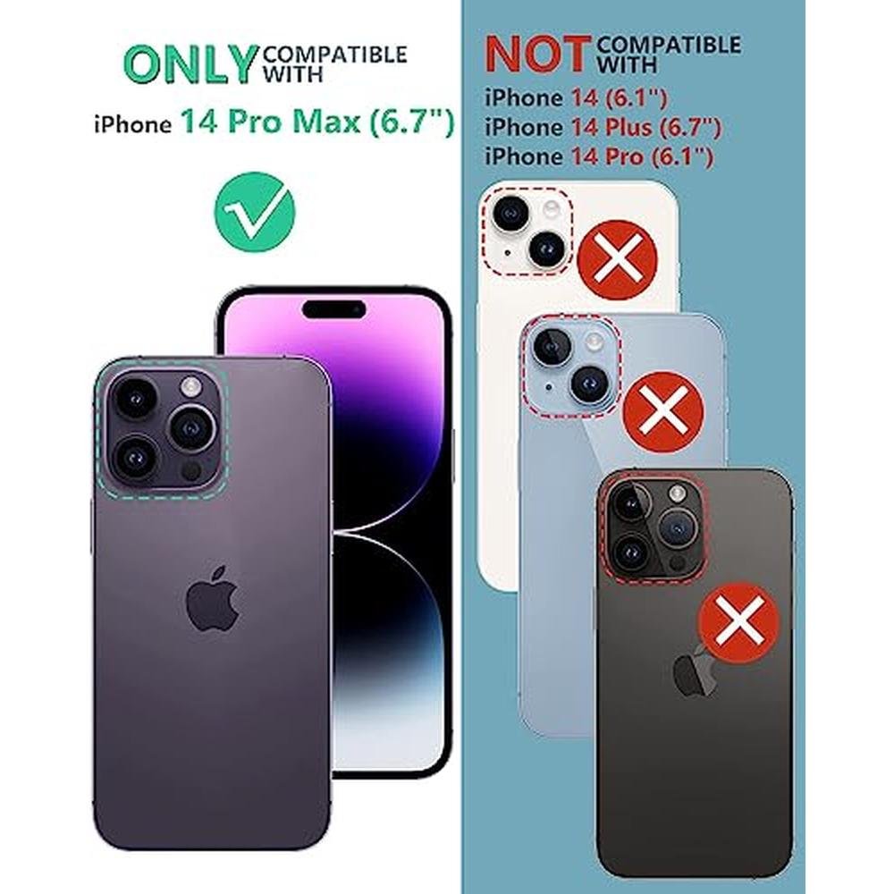 Iphone Fntcase: Fntcase Iphone 14 Pro Max Case Military – Side View
