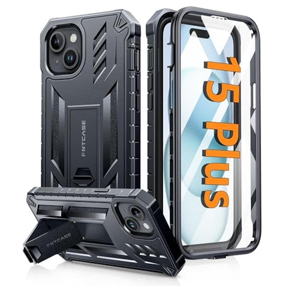 iPhone Plus Case: FNTCASE Military-Grade Rugged Cell Phone – Front View