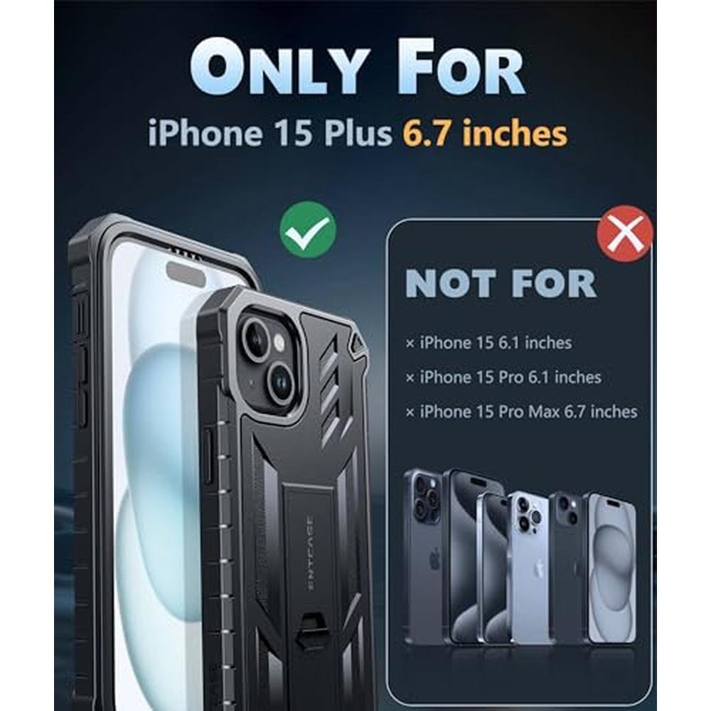 iPhone Plus Case: FNTCASE Military-Grade Rugged Cell Phone – Side View