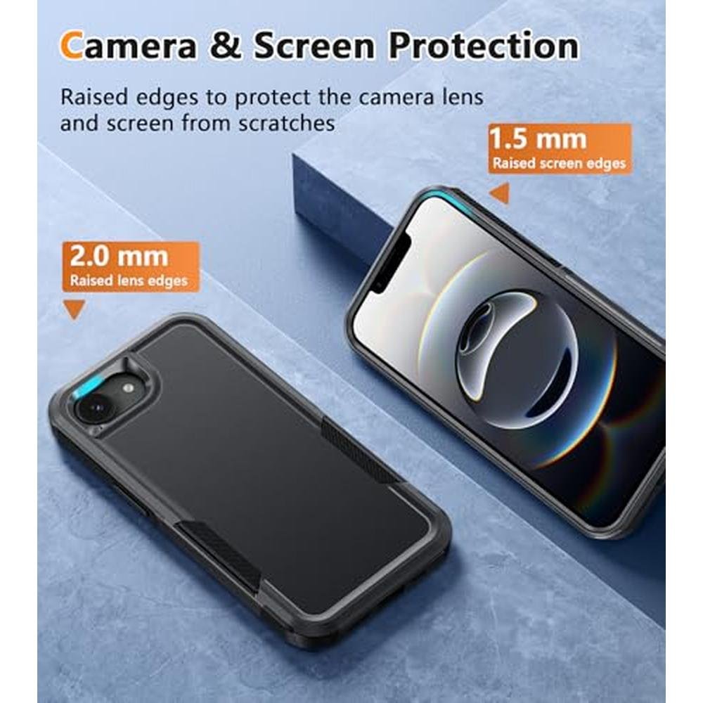 iPhone Phone Case: FNTCASE iPhone 17e/16e Heavy Duty Drop – Close-up Detail