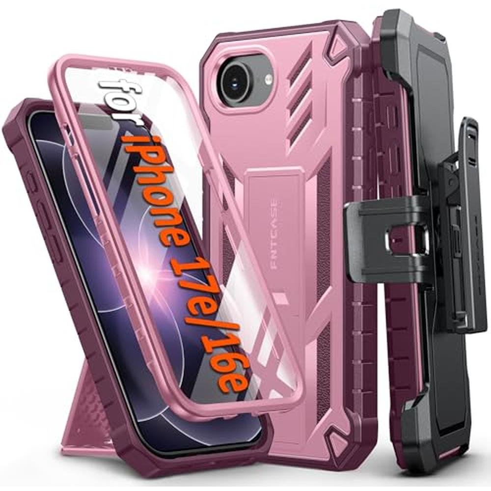 Case iPhone: FNTCASE iPhone 17e and iPhone 16e Military – Front View