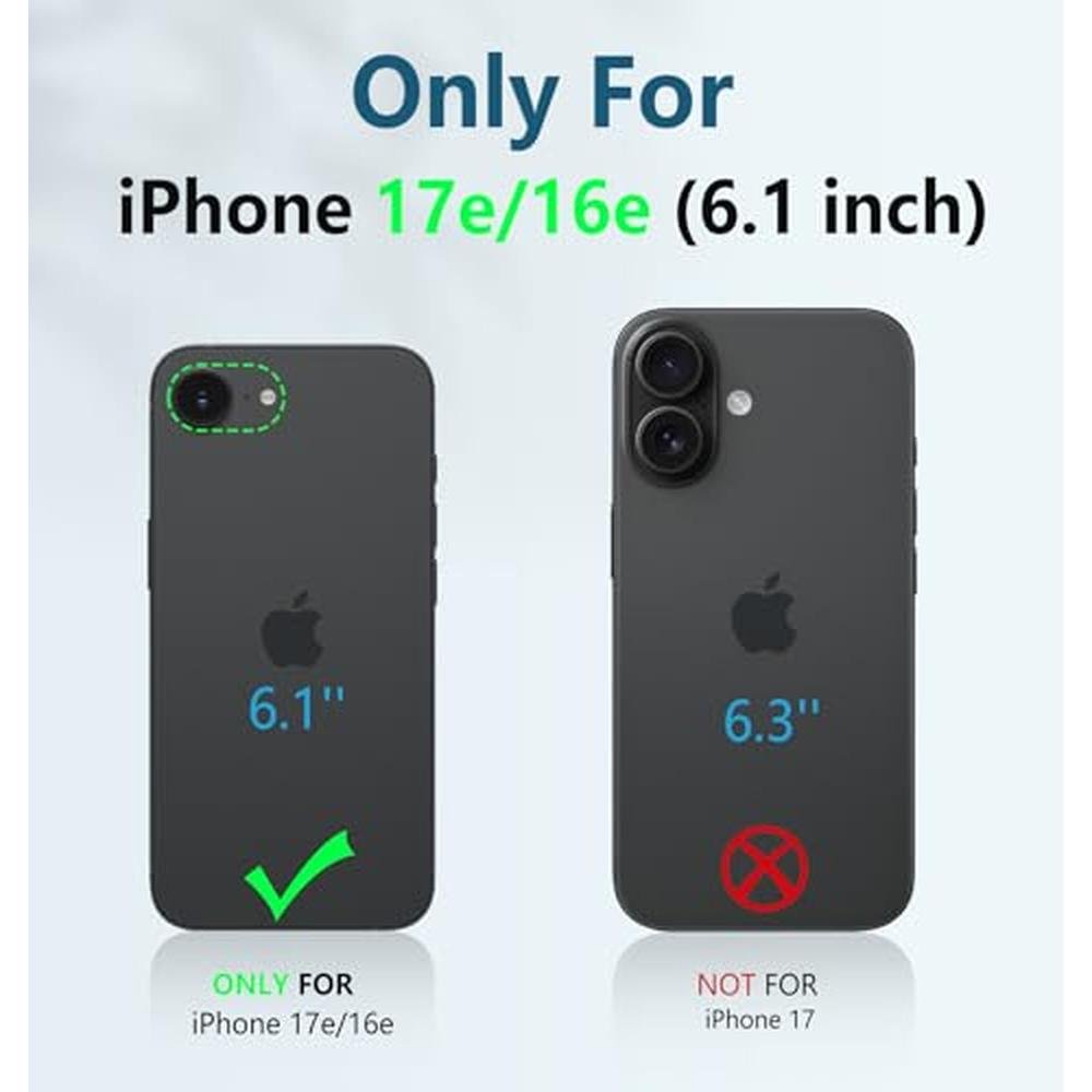 Case iPhone: FNTCASE iPhone 17e and iPhone 16e Military – Side View