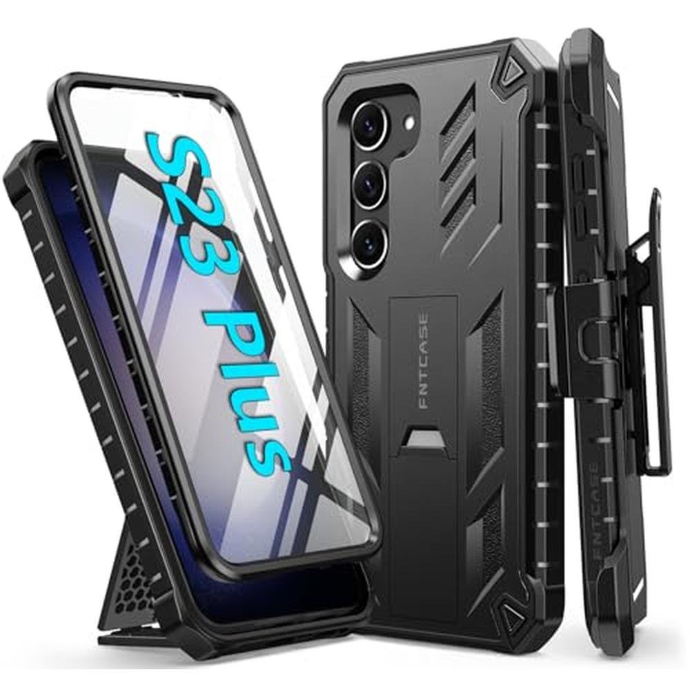 Galaxy S23 Plus Case: FNTCASE Heavy Duty Rugged Shockproof – Front View