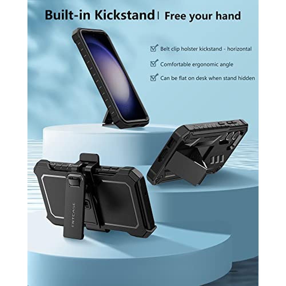 Galaxy S23 Plus Case: FNTCASE Heavy Duty Rugged Shockproof – Close-up Detail