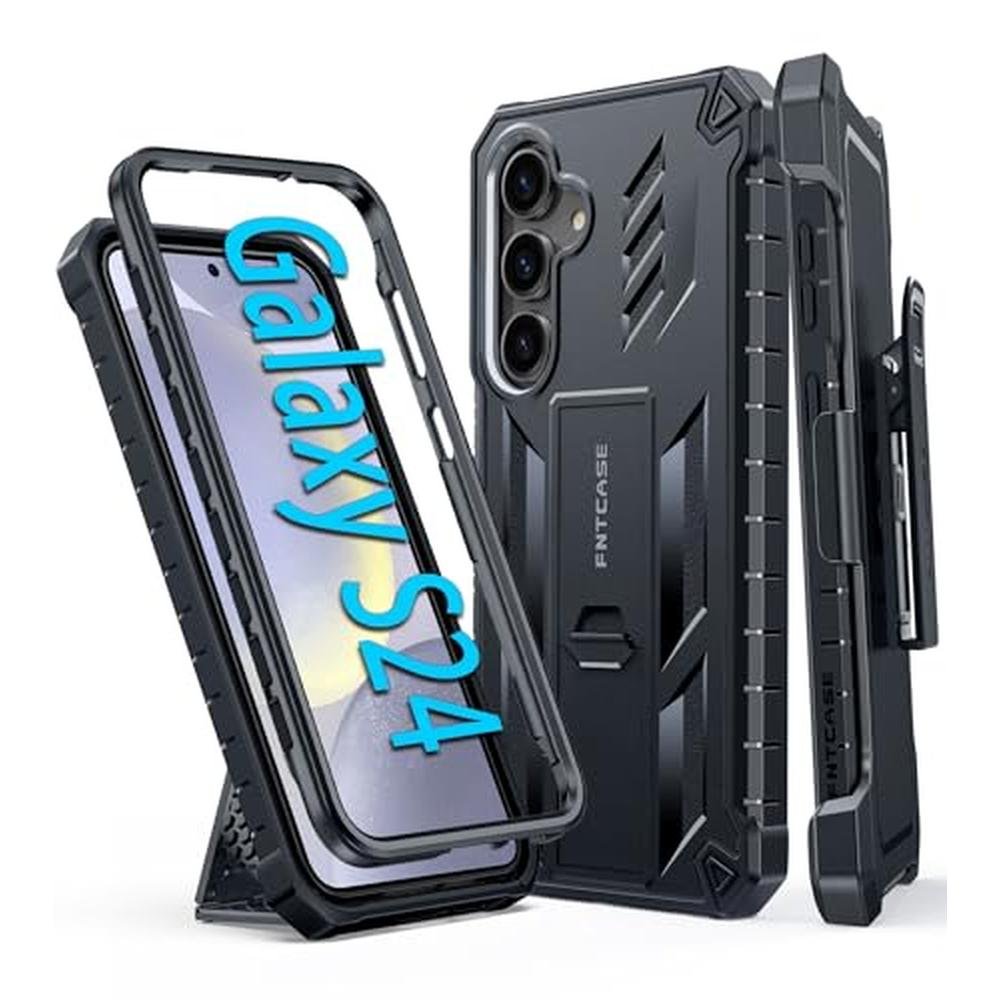 S24 FNTCASE: FNTCASE Military-Grade Shockproof Protective – Front View
