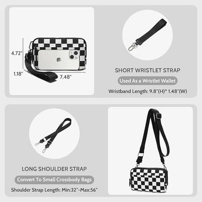 FODOKO Wristlet: FODOKO Nylon Quilted Wallet with 4 Zippers – Packaging