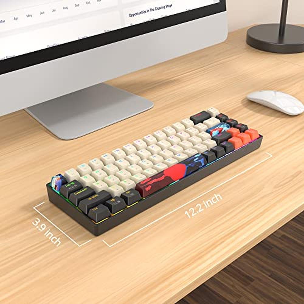 Keyboard Percent: Fogruaden RGB Wired 60 Percent Mechanical – Packaging