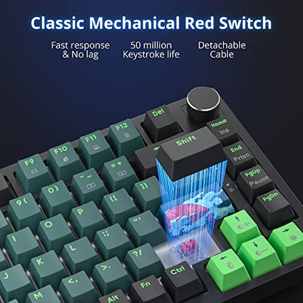 Keyboard Mechanical: Fogruaden Wired 75 Percent Hot – Packaging