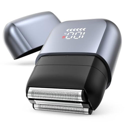 Foil Shavers for Men: Mini Electric Razors for Close – Front View